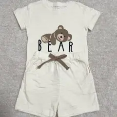 ♡期間限定SALE中♡ ベビーセットアップ　ベビー服　くまさんセットアップ