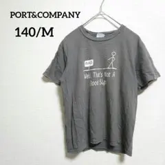 PORT&COMPANY 【140/M】 チャコールグレーグレー Tシャツ