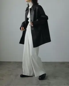 anuke ダークブラウン レザージャケット 38 62520105_13.jpg