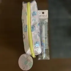 初音ミク　サテンペンケース　筆箱　ボールペン