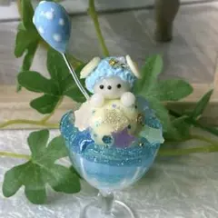 ひつじさんの夢かわパフェ星　フェイクスイーツ　ミニチュア
