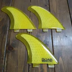 SOARフィン(aus) FCS対応 ヘキサライト MLサイズ トライセット