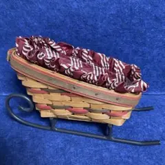 LONGABERGER ロンガバーガー バスケット ソリ付