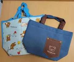 リラックマ お弁当袋(まちあり)、保冷バック(まちあり)