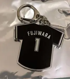 千葉ロッテマリーンズ　ユニフォーム型アクリルキーホルダー ビジター　藤原恭大