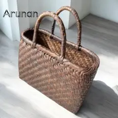 nanana　アルカン　山葡萄　カゴバッグ⭐︎新品未使用 nanana様専用 アルカン 山葡萄 カゴバッグ⭐︎新品未使用 - メルカリ
