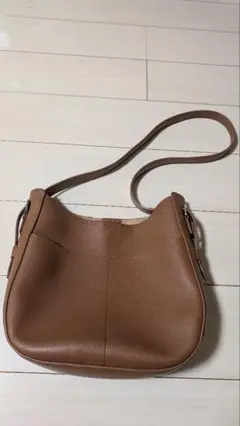 SENSE OF PLACE アウトポケットビッグショルダーバッグ BROWN