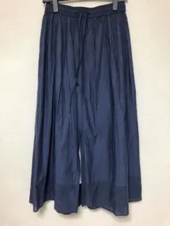 前スリットコットンスカート