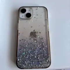 iPhone14用グリッターケース