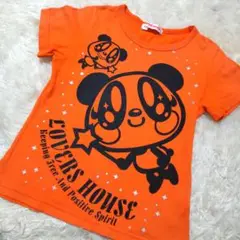 LOVERS HOUSE パンダTシャツ オレンジ
