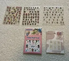 立体ネイルシールセット クレヨンしんちゃん ぴちぴちピッチ パワーパフガールズ