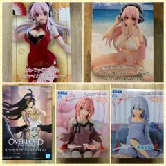 【未開封】　美少女　フィギュア　セット　すーぱーそに子　アルベド　甘神夕奈