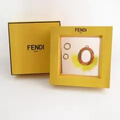美品 フェンディ ファー イニシャル ネックレストップ ペンダント チャーム