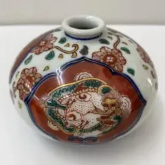 中国骨董 成化年製 染付白抜龍紋 鼻煙壺 康熙時期