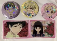 桜蘭高校ホスト部 缶バッジ アクリルカード