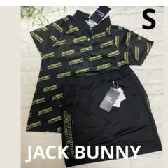 新品ジャックバニー JackBunnyゴルフスカート セットアップ黒大里桃子プロ