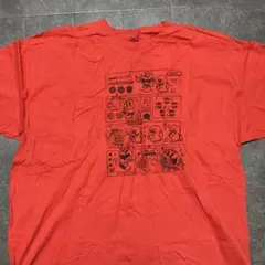 Tシャツ　古着　レッド　ヴィンテージ　d45