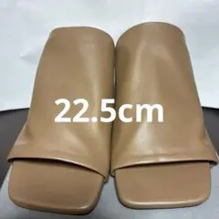 [新品・未使用品]ユナイテッドアローズ 皮革ブラウンサンダル 35 22.5cm
