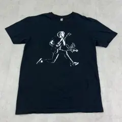 ギタリスト　トップス　半袖　Tシャツ　古着　ブラック　黒　M
