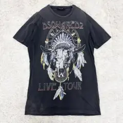 DSQARED2 ディースクエアード Live Tour Logo TシャツXL