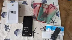 極美品♪Pixel7snow 126GB スターターセット　本体なし！！