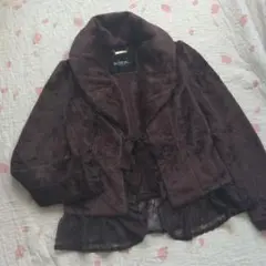 新品 インゲボルグ❤️フランスレース付きフリースジャケット