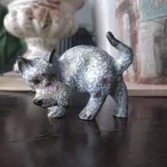 中国　骨董　猫