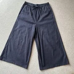 無印良品　MUJI デニム　クロップドパンツ　Lサイズ