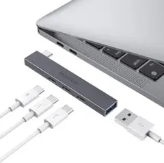 USB Cハブ 4-in-1 USB ハブ Type C サポート 3C＋A