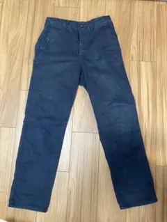 オアスロウ orslow フレンチワークパンツ 1 ネイビー