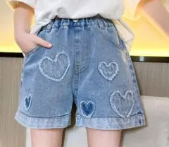 キッズ　デニム　ショートパンツ