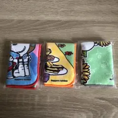 サッポロ一番　スヌーピー　ミニタオル　ハンカチ