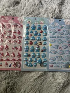 ボンボンドロップシール　サンリオ　マイメロディー　ハンギョドン　シナモン