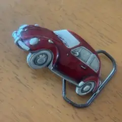 ビートル　バックル　アメリカ製　レッド