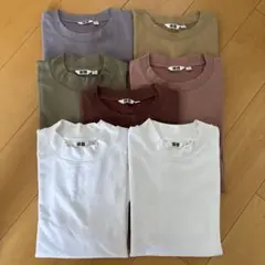 UNIQLO エアリズムコットン　オーバーサイズ　Tシャツ 7枚セット