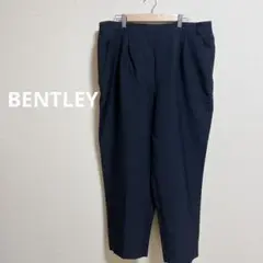 BENTLEY ブラック プリーツスラックス
