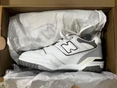 【新品】25.5cm New Balance BB550 ホワイト スニーカー