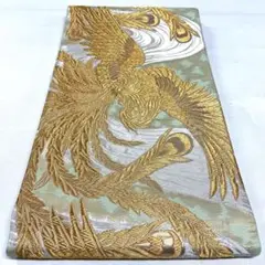 帯202 ●高級 正絹 唐織 六通 袋帯 鳳凰