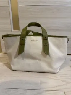 CHARLES & KEITH トートバッグ カーキ 2way