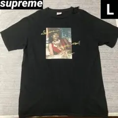 supreme シュプリーム Tシャツ ダメージあり black Lサイズ