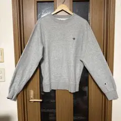 Champion グレー クルーネックスウェット X-LARGE