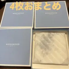新品 ウェッジウッド ストロベリーブルーム インディゴ プレート 4枚まとめ