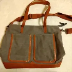大容量トートバッグ　ショルダーバッグ
