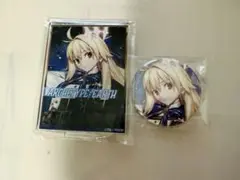 FGO ミニアクリルスタンド 缶バッジ アーキタイプ:アース 2点セット