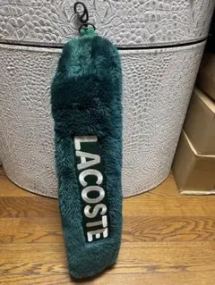 ラコステ刺繍ワニ無ゴルフ ショルダー ストラップ カバー緑クロコダイル鰐クロコ白