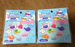 水遊びに プニプニますこっと シーアニマル 2種セット 　プールに