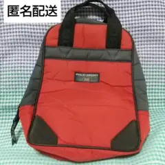 【匿名配送】POLO SPORT ラルフローレン シューズバッグ ゴルフ 赤