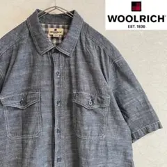 週末限定！WOOLRICH ウールリッチ シャンブレーシャツ 半袖