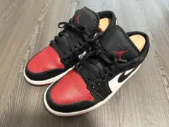 Nike Air Jordan 1 Low ブラック/レッド ナイキ