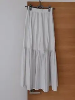 インナースカート 裾シフォン